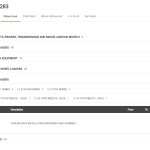 JCB Spare Parts TANK 128/D1283