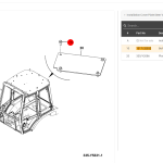 JCB Spare Parts Bolt 1317/3203Z