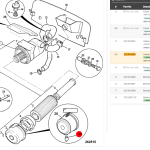 JCB Spare Parts RUBBER 32/916603