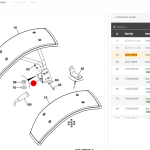 JCB Spare Parts Bracket 331/31864