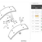JCB Spare Parts Bracket 331/31865