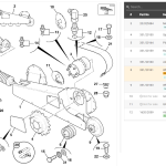 JCB Spare Parts ROLLER 332/U6561