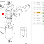 JCB Spare Parts FILTER 581/01801
