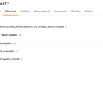 JCB Spare Parts 335/E6372