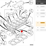 JCB Spare Parts 333/D8672