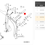 JCB Spare Parts 333/R6974